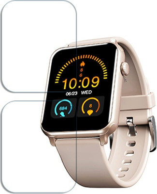 SOMTONE Edge To Edge Tempered Glass for boAt Wave Call Smart Watch 1.69 inch SCREEN GUARD(Pack of 2)