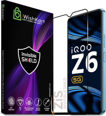 iWishKart Edge To Edge Tempered Glass for IQOO Z6 44W, IQOO Z6 44W 5G(Pack of 1)