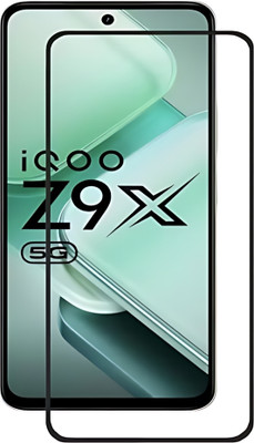 Techforce Edge To Edge Tempered Glass for iQOO Z9x 5GiQOO Z9x 5G, iQOO Z9x, Z9x 5G, Vivo T3x 5G, Realme Narzo 70x 5G(Pack of 1)