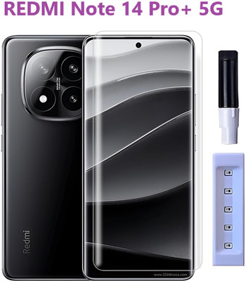 ASVALBUY Edge To Edge Tempered Glass for Redmi Note 14 Pro Plus 5G, Redmi Note 14 Pro+ 5G(Pack of 1)