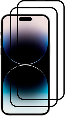 Maxpro Edge To Edge Tempered Glass for Apple iPhone 14 Pro Max(Pack of 2)