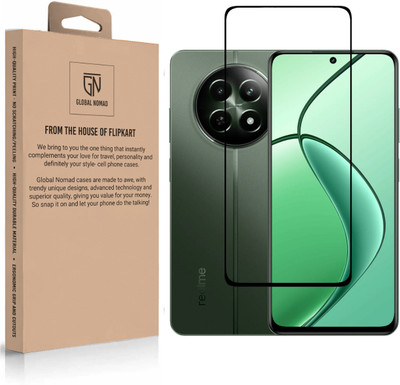 GLOBAL NOMAD Edge To Edge Tempered Glass for Realme 12 5G, Realme 12x 5G(Pack of 1)