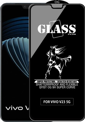 Qyist Edge To Edge Tempered Glass for VIVO V23 5G(Pack of 1)