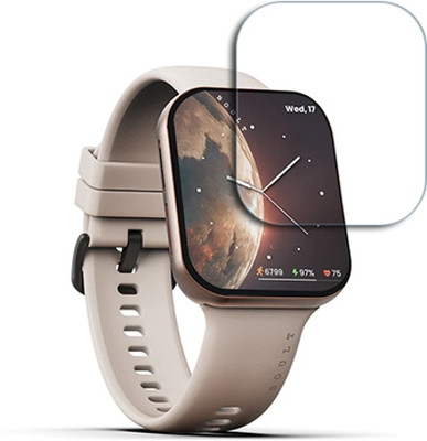 SOMTONE Edge To Edge Tempered Glass for BOULT Swing 1.9 INCH SMARTWATCH SCREEN GUARD(Pack of 1)