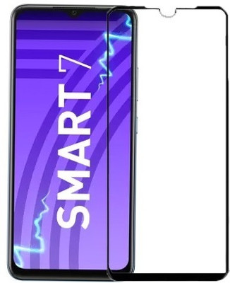 A-Allin1 Edge To Edge Tempered Glass for Infinix Smart 7, (Ultra-Slim, Anti-Scratch and Precise Cutouts)(Pack of 1)
