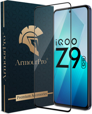 ArmourPro Edge To Edge Tempered Glass for iQOO Z9 5G, iQOO Z9, Z9 5G, IQOO Neo 9 Pro 5G, IQOO Neo9 Pro 5G, Neo 9 Pro 5G, IQOO 12 5G, IQOO 12(Pack of 1)