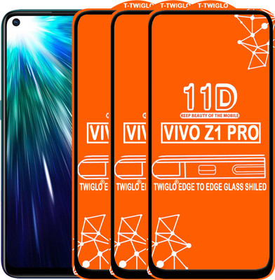 TWIGLO Edge To Edge Tempered Glass for VIVO Z1 PRO(Pack of 3)
