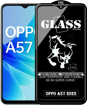 PFOAM Edge To Edge Tempered Glass for OPPO A57 2022(Pack of 1)