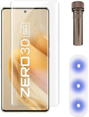 KadWaniya Edge To Edge Tempered Glass for Infinix Zero 30 5G, Meibo Series 3D Curved (30 Seconds Quick Paste) High Quality UV Liquide Glue Glass with Easy Installation Kit-50-855(Pack of 1) KadWaniya Edge To Edge Tempered Glass for Infinix Zero 30 5G, Meibo Series 3D Curved (30 Seconds Quick Paste) High Quality UV Liquide Glue Glass with Easy Installation Kit-50-855(Pack of 1)