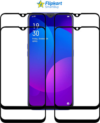 Flipkart SmartBuy Edge To Edge Tempered Glass for OPPO F11(Pack of 4)