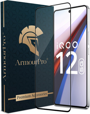 ArmourPro Edge To Edge Tempered Glass for iQOO 12 5G, IQOO 12, iQOO Z9 5G, iQOO. Z9, iQOO Neo 9 Pro 5G, iQOO Neo9 Pro, 6.78 Inches(Pack of 1)