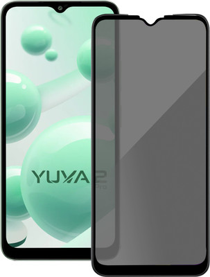 HUPSHY Edge To Edge Tempered Glass for LAVA Yuva 2 Pro(Pack of 1)