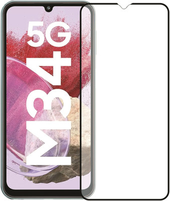 GLOBAL NOMAD Edge To Edge Tempered Glass for SAMSUNG Galaxy M34 5G(Pack of 1)