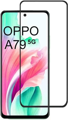COVJ Edge To Edge Tempered Glass for OPPO A79 5G(Pack of 1)