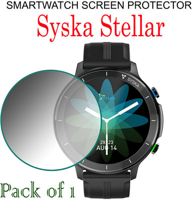 YCHROZE Edge To Edge Tempered Glass for Syska Stellar(Pack of 1)