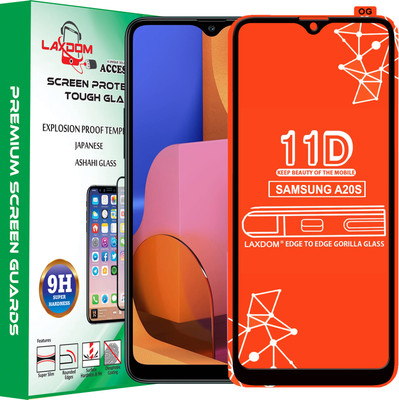 Laxdom Edge To Edge Tempered Glass for SAMSUNG GALAXY A20S(Pack of 1)