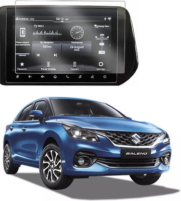 KACA Nano Glass for (GPS System) Maruti Suzuki Baleno Alpha MT Smartplay Pro+ Bubble Proof : HD+ Ultra Clear : 9H Hardness : Company Fitted (Glossy :1)(Pack of 1)