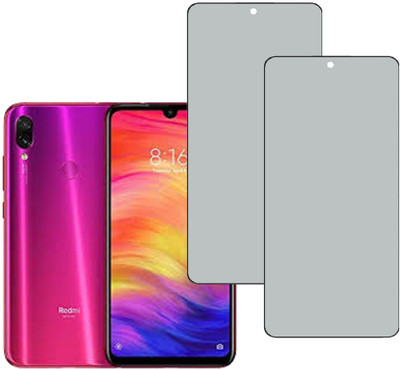 VAYUVAULT Edge To Edge Tempered Glass for Mi Redmi Note 7(Pack of 2)