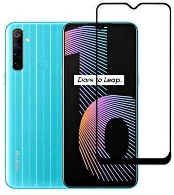 ChutPutMart Edge To Edge Tempered Glass for Premium Protector Full HD Realme Narzo 10(Pack of 1)