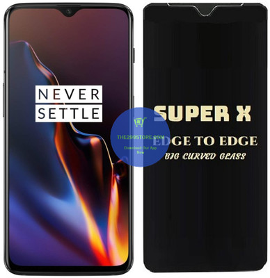 TELESHIELD Edge To Edge Tempered Glass for OnePlus 6T, Super X Edge Glass, Super X Tempered Glass, Super X Screen Protector(Pack of 1)