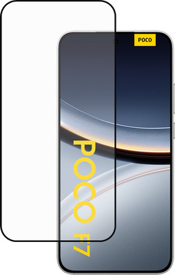 NEXZONE Edge To Edge Tempered Glass for POCO F7 5G(Pack of 1)