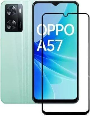 AKSHUD Edge To Edge Tempered Glass for OPPO A57 5G(Pack of 1)