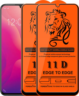 elevend Edge To Edge Tempered Glass for Vivo V11,Vivo V11 pro(Pack of 2)