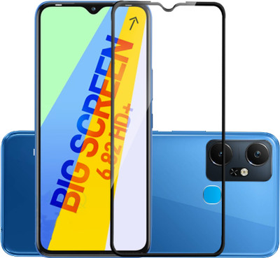 HUPSHY Edge To Edge Tempered Glass for Infinix Smart 6 Plus(Pack of 1)