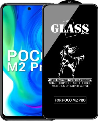 MGito Edge To Edge Tempered Glass for Poco M2 Pro(Pack of 1)