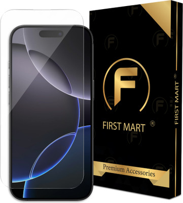 FIRST MART Edge To Edge Tempered Glass for iPhone 16 Pro, Apple iPhone 16 Pro(Pack of 1)