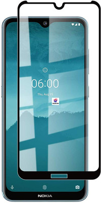 TELESHIELD Edge To Edge Tempered Glass for Nokia 6.2, Nokia 7.2(Pack of 1)