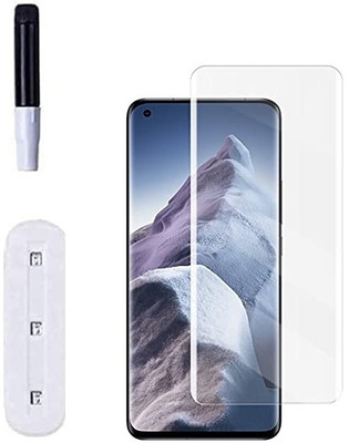 Mersal Edge To Edge Tempered Glass for Xiaomi Mi 11 Ultra, UV Temper Glass Edge to Edge HD Quality Full Screen Coverage With UV Full Glue(Pack of 1)
