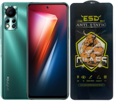Resolute Edge To Edge Tempered Glass for Infinix Hot 11s, ESD Tempered Glass, ESD Screen Protector, Anti Static, Screen Protector(Pack of 1)