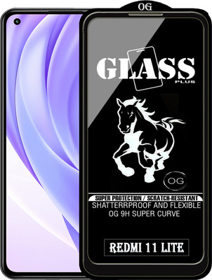 PFOAM Edge To Edge Tempered Glass for REDMI 11 LITE(Pack of 1)