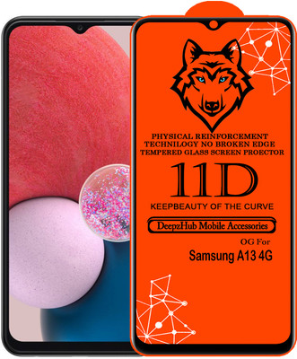 DeepzHub Edge To Edge Tempered Glass for Samsung A13 4G(Pack of 1)