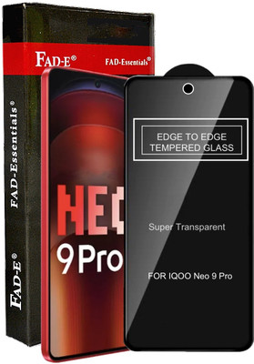 FAD-E Edge To Edge Tempered Glass for iQOO Neo 9 PRO 5G, iQOO Neo 9 PRO, iQOO 12 5G(Pack of 1)
