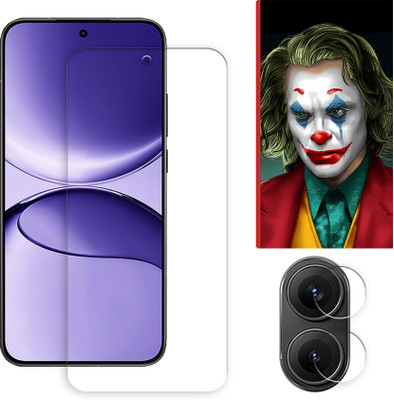 ARBAN Edge To Edge Tempered Glass for Xiaomi Redmi Turbo 4 Pro 5G Tempered Screen Protector | Anti-Scratch | Edge to Edge Full Coverage | 9H Hardness ( 1 FRONT SCREEN GUARD + 1 CAMERA LENS PROTECTOR + 1 FREE BACK EMBOSSED SKIN026 )(Pack of 1)