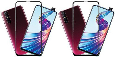 KARTRAY Edge To Edge Tempered Glass for Vivo V15(Pack of 2)
