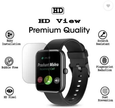 Varsha Edge To Edge Tempered Glass for boAt Xtend Xtend RTL Smartwatch with Alexa Built-in, 1.69 Smart Watch 0.595 - Copy (5)(Pack of 2)