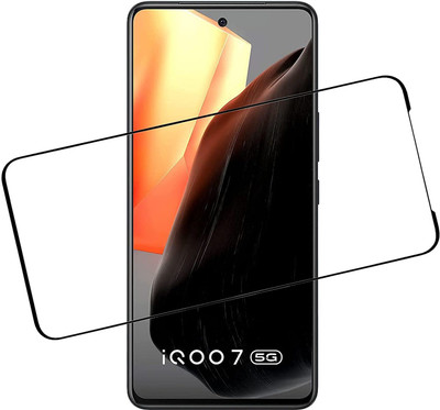 O2MG Edge To Edge Tempered Glass for IQOO 7 5G(Pack of 1)