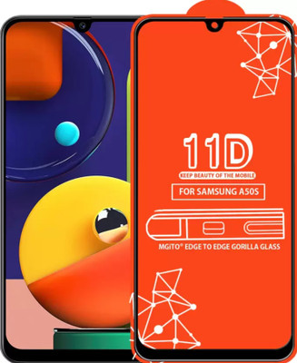 FlipSmartGuard Edge To Edge Tempered Glass for Samsung Galaxy A50S(Pack of 1)