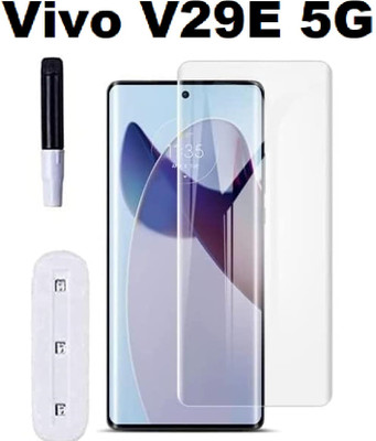 RCHJV Edge To Edge Tempered Glass for Vivo V29e 5G(Pack of 1)