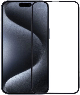 NSTAR Edge To Edge Tempered Glass for Apple iphone 15 Pro Max(Pack of 1)