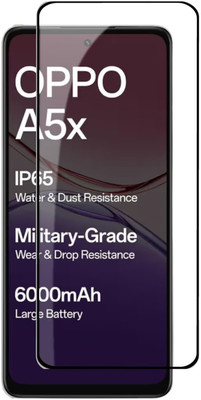 SNMART Edge To Edge Tempered Glass for Oppo A5x 5G(Pack of 1)