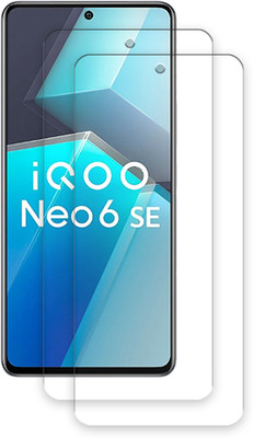 ARBAN Edge To Edge Tempered Glass for iQOO Neo6 SE TEMPERED GUARD FRONTP2(Pack of 2)