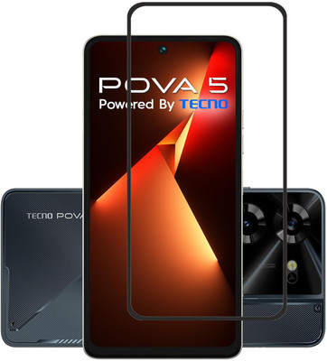 INFINITYWORLD Edge To Edge Tempered Glass for TECNO Pova 5, Tecno Pova 5(Pack of 1)