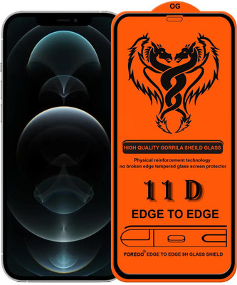 Forego Edge To Edge Tempered Glass for APPLE iPhone 12 Pro Max(Pack of 1)
