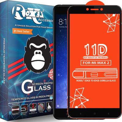 Roxel Edge To Edge Tempered Glass for Mi Max 2(Pack of 1)