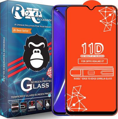 Roxel Edge To Edge Tempered Glass for Realme XT(Pack of 1)