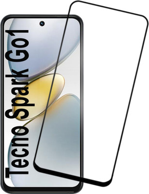 Flipkart SmartBuy Edge To Edge Tempered Glass for Tecno Spark Go 1, Tecno Spark Go One(Pack of 1)